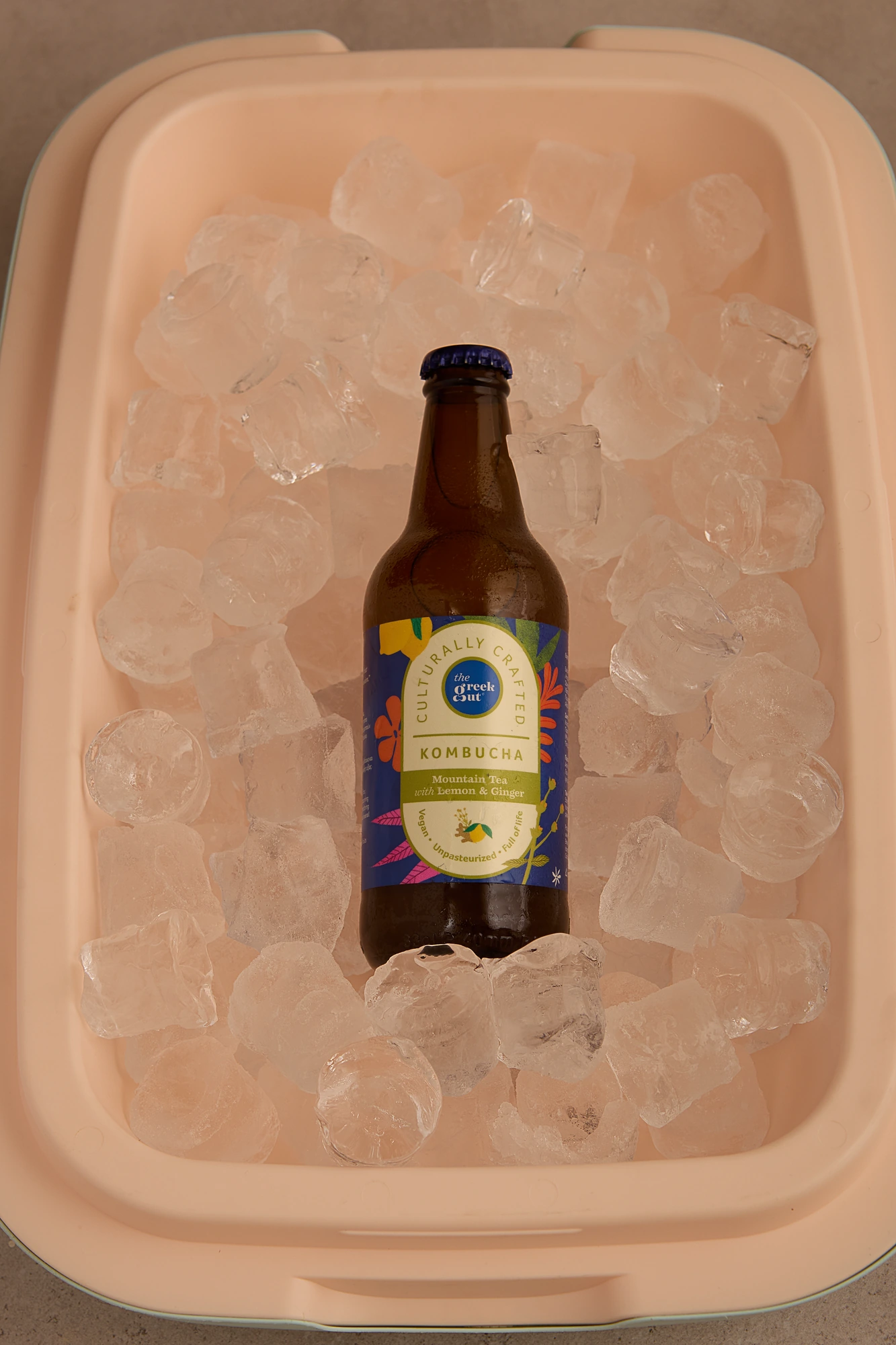 The Greek Gut · Kombucha on ice, original capture